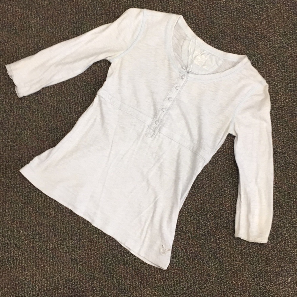 American Eagle Lt Blue Top, Size S 